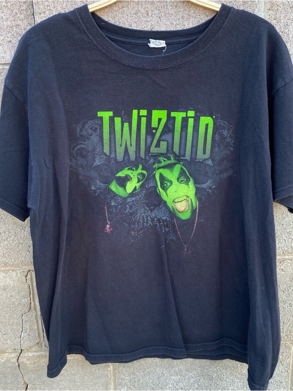 Y2K Vintage Insane Clown Posse Twiztid Dr Jekyl Or Mr Bones T-shirt XL Anvil